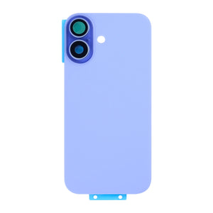 For Apple 17 achterglas zonder NFC, vergroot cameraframe mistblauw compatibel