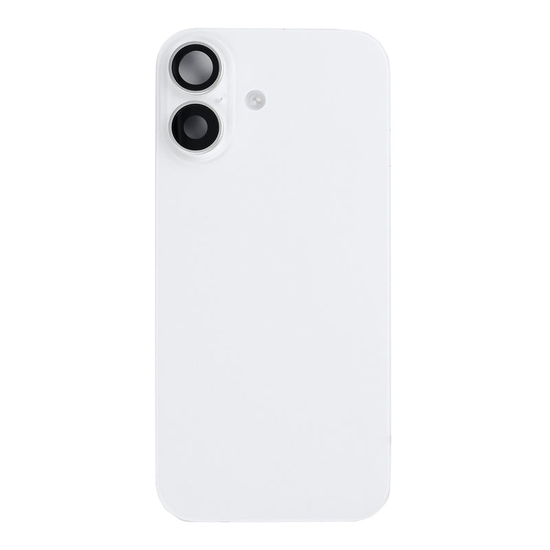 For Apple 17 achterglas met NFC, vergroot cameraframe wit getrokken