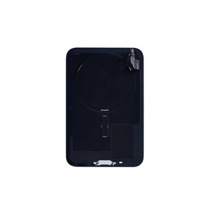 For Apple 17 Pro Max achterglas met NFC blauw getrokken
