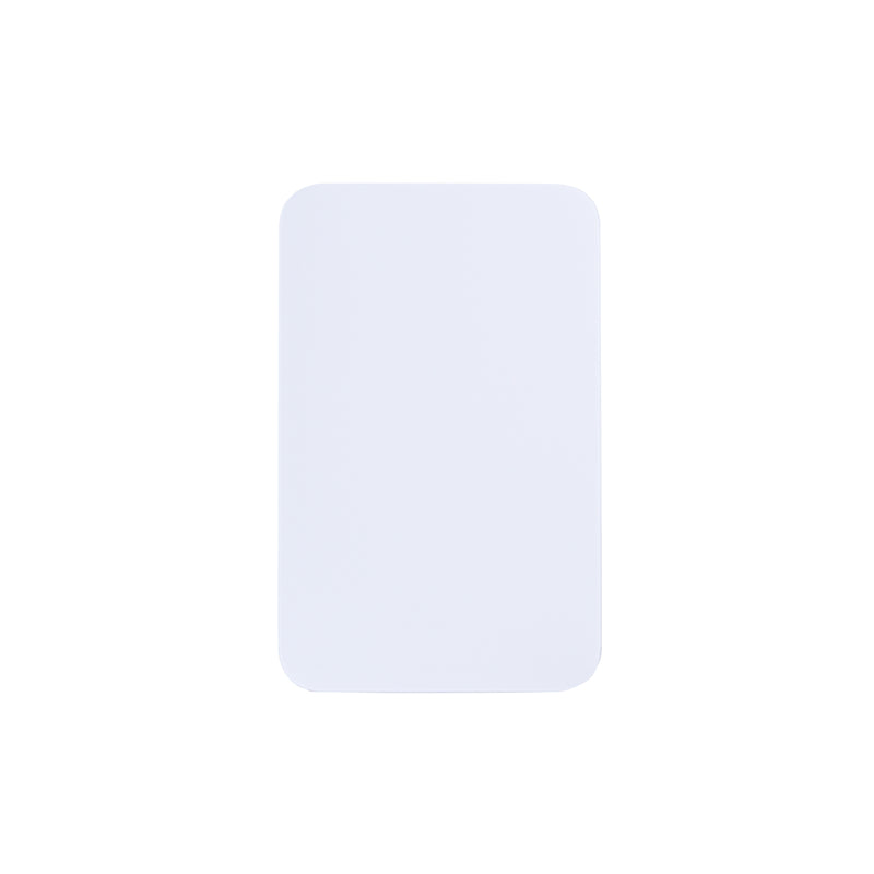 For Apple 17 Pro Max achterglas met NFC zilver getrokken