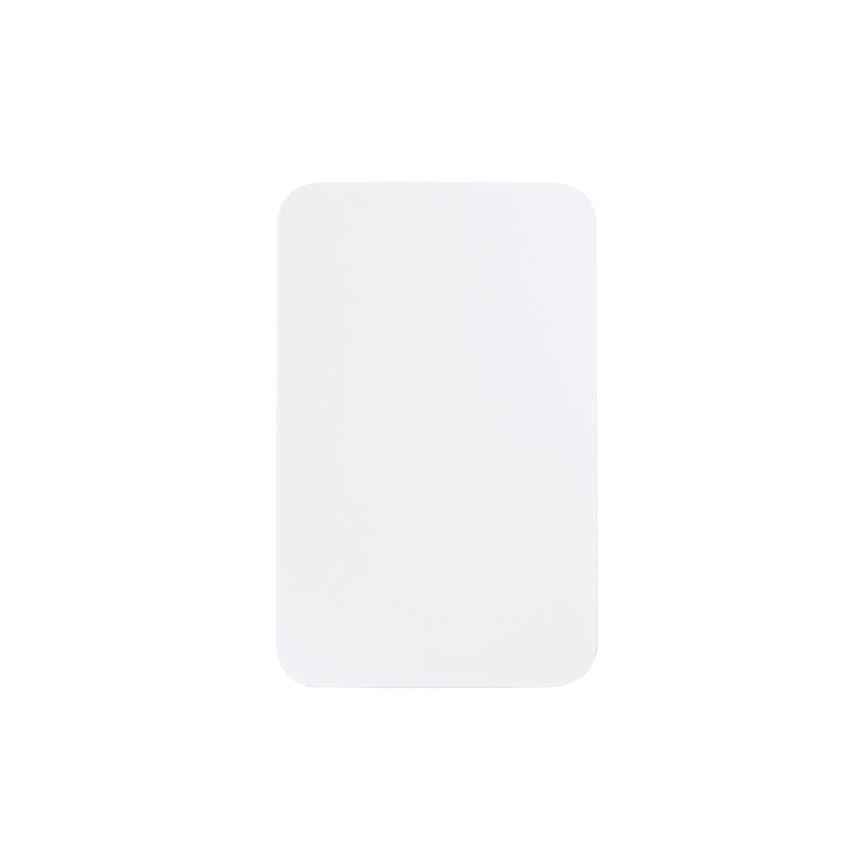 For Apple 17 Pro Max achterglas met NFC zilver getrokken
