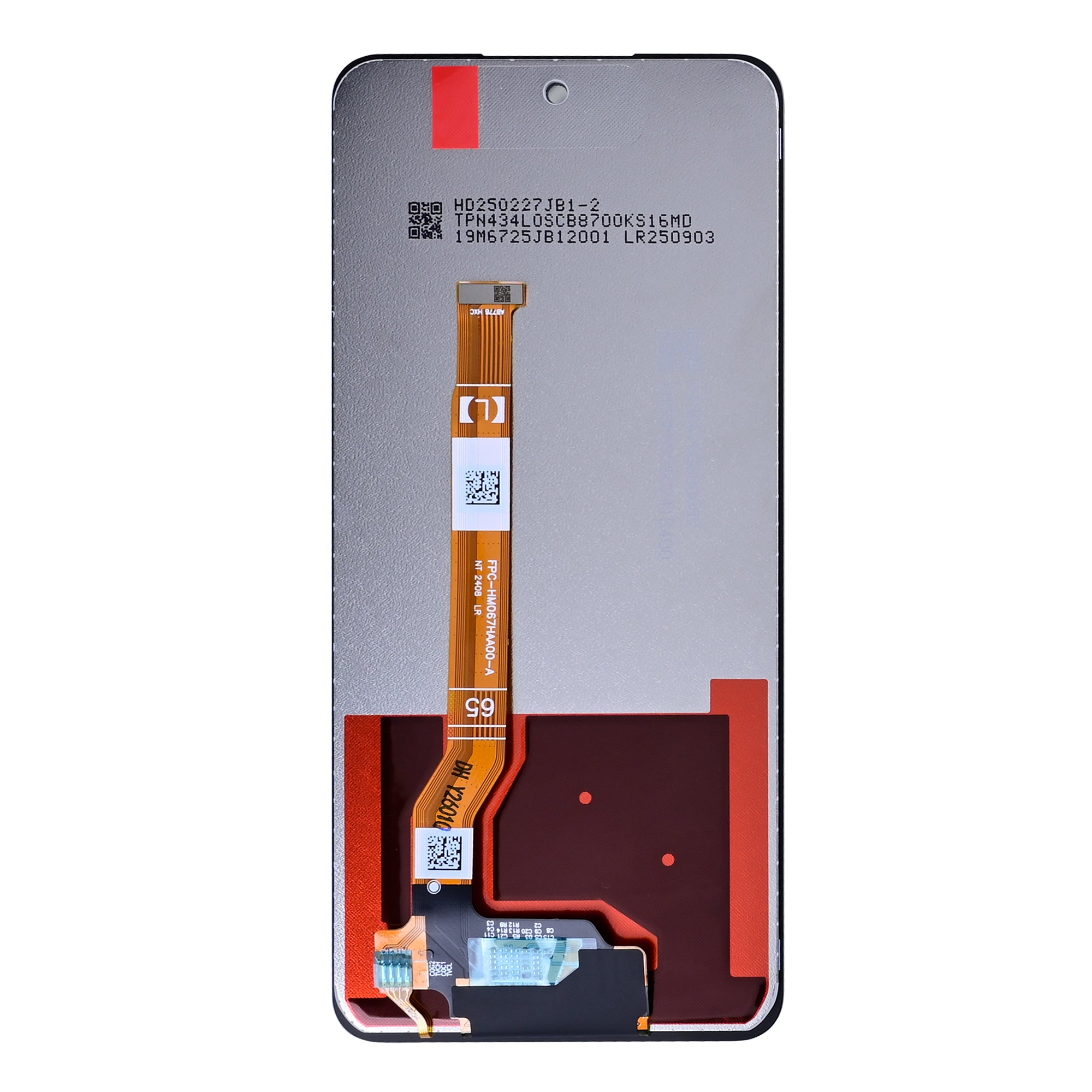 Oppo A5 Pro 4G, A5 Pro 5G-scherm en digitizer zonder frame, zwart, OEM