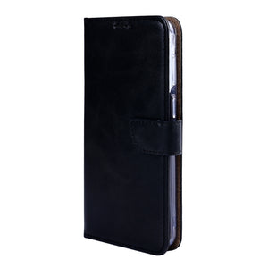 Rixus Bookcase For Samsung Galaxy A57 Black