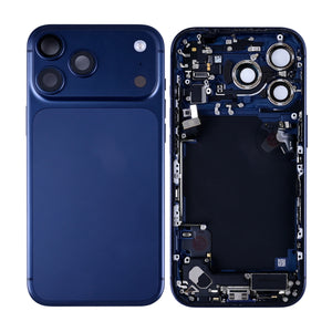 For Apple iPhone 17 Pro Housing With Small Parts Deep Blue Pulled