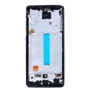 Samsung Galaxy A52 4G A525F, 5G A526B, A52s 5G A528B Display And Digitizer With Frame Awesome Black In-Cell