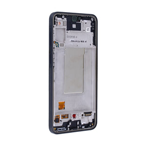 Samsung Galaxy A37 A376B Display And Digitizer With Frame Charkoal Service Pack