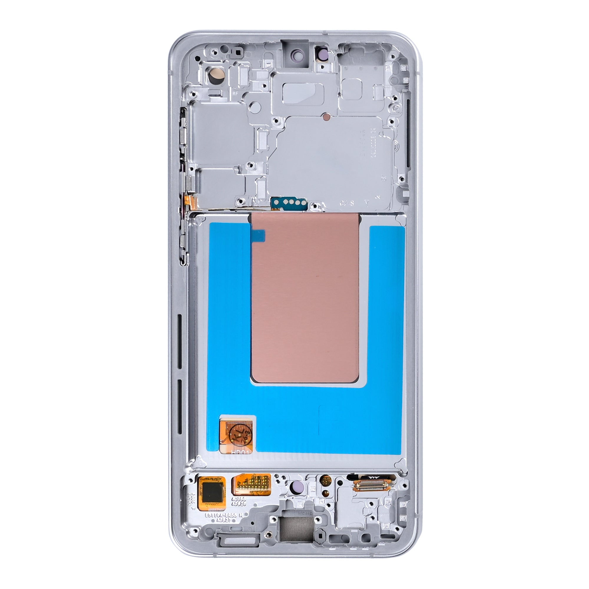 Samsung Galaxy S24 FE S721B Display And Digitizer With Frame Silver Hard-OLED