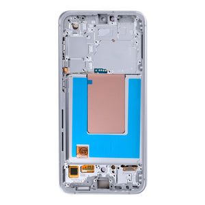 Samsung Galaxy S24 FE S721B Display And Digitizer With Frame Silver Hard-OLED