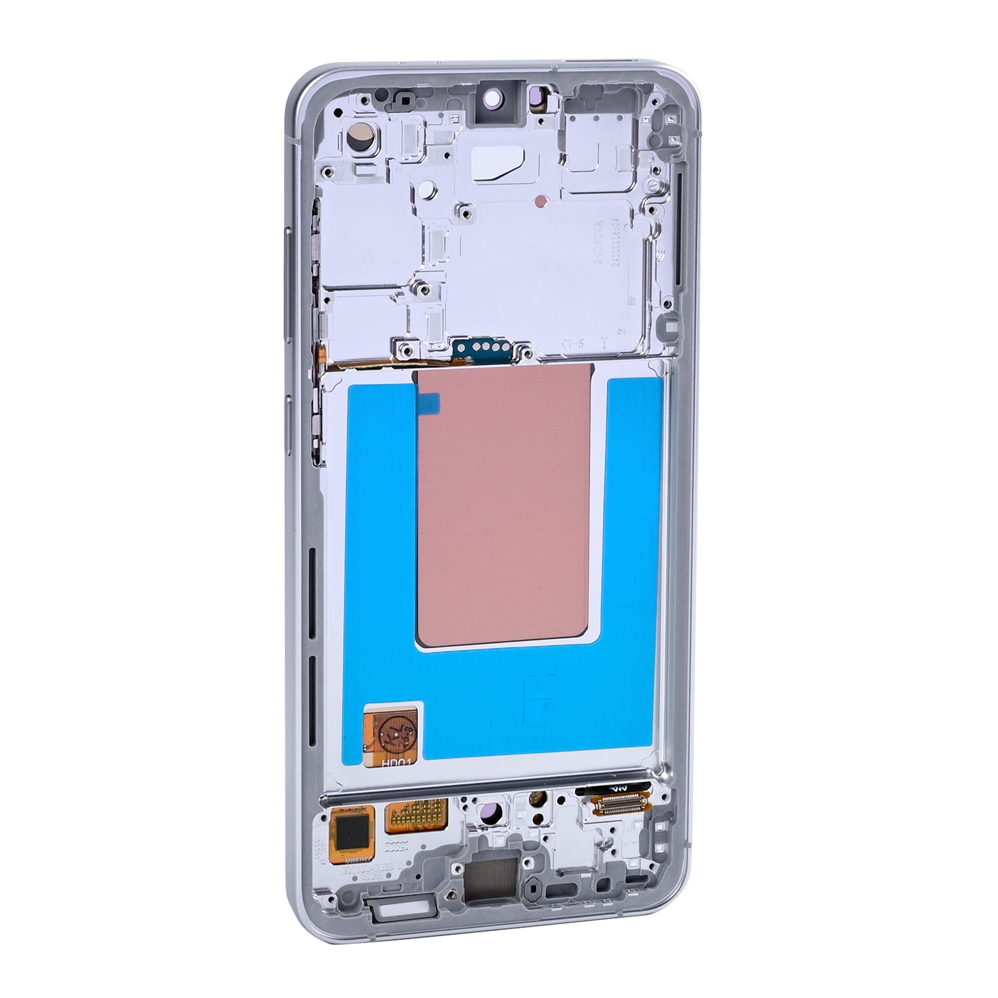 Samsung Galaxy S24 FE S721B Display And Digitizer With Frame Silver Hard-OLED
