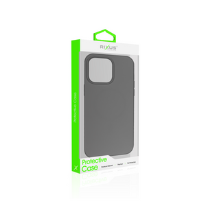 Rixus Soft TPU Phone Case With MagSafe Compatible For Apple iPhone 13 Pro Max Black
