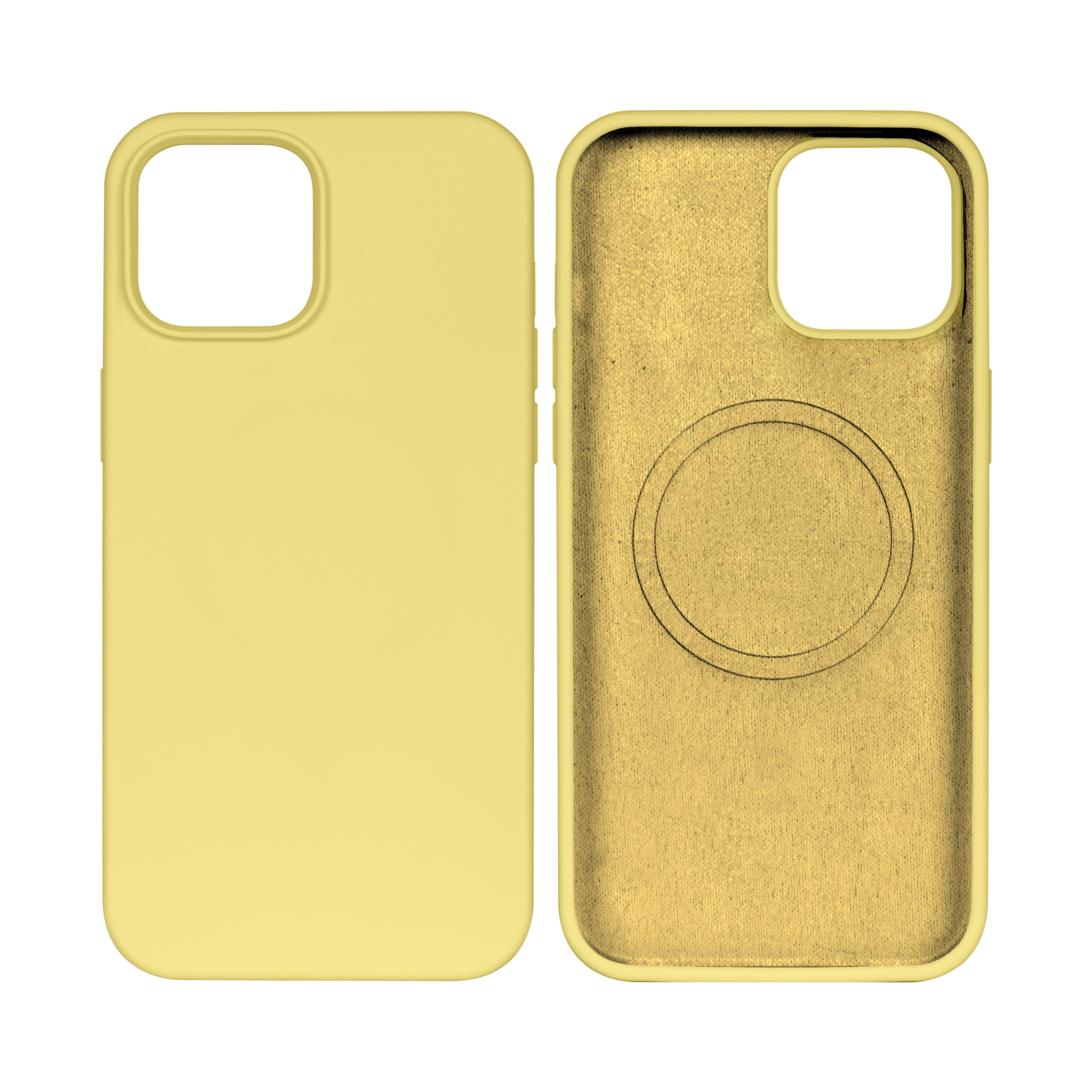 Rixus Zacht TPU Telefoonhoesje Met MagSafe For Apple iPhone 14 Pro Goud