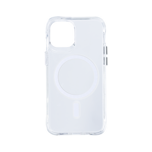 Rixus Anti Shock Hoesje TPU Met MagSafe For Apple iPhone 12 Pro Max Transparant