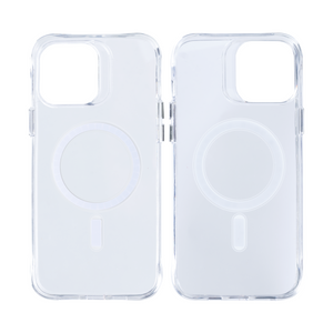 Rixus Anti Shock Hoesje TPU Met MagSafe For Apple iPhone 14 Pro Max Transparant