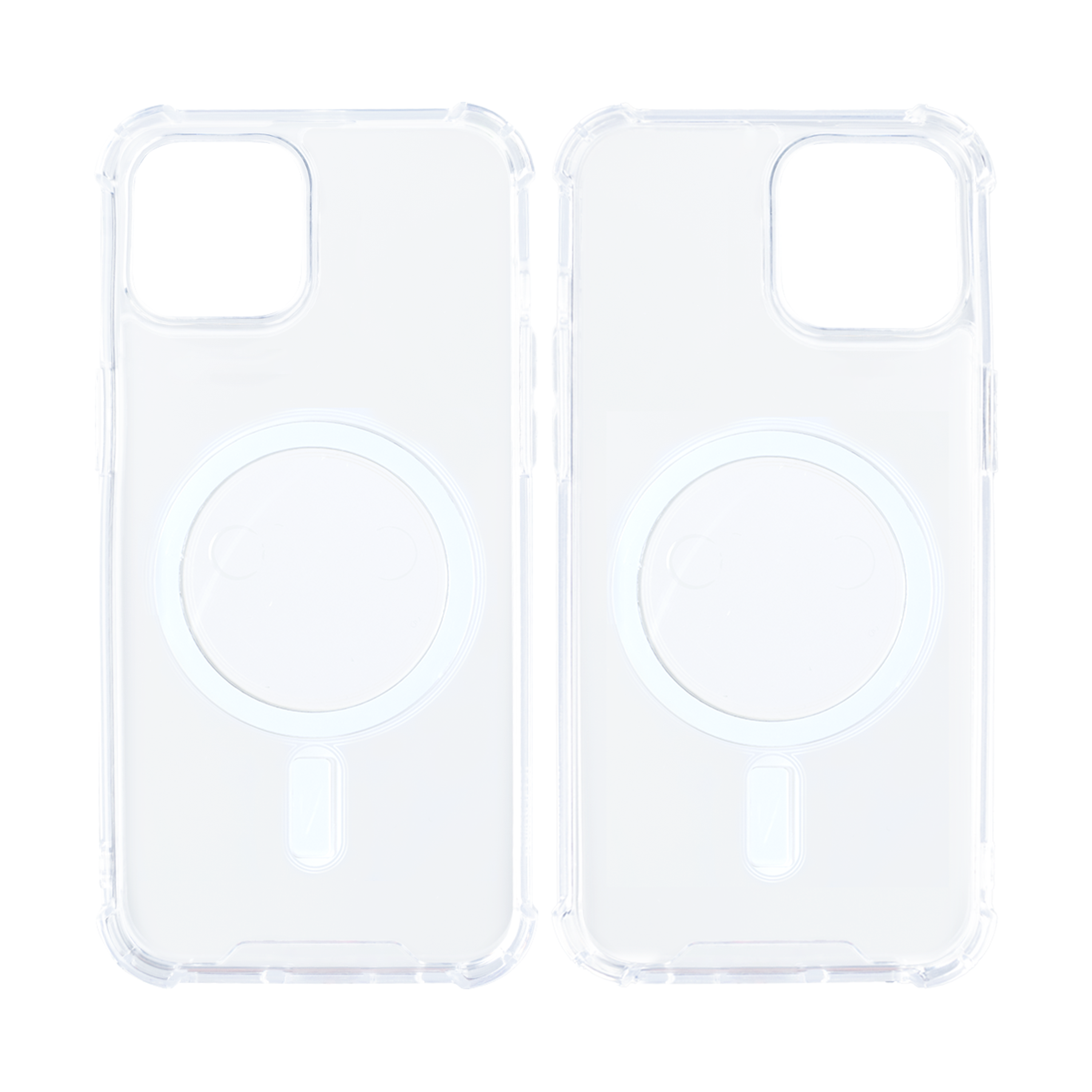 Rixus Anti-Burst Case With MagSafe Compatible For Apple iPhone 14 Plus Transparent