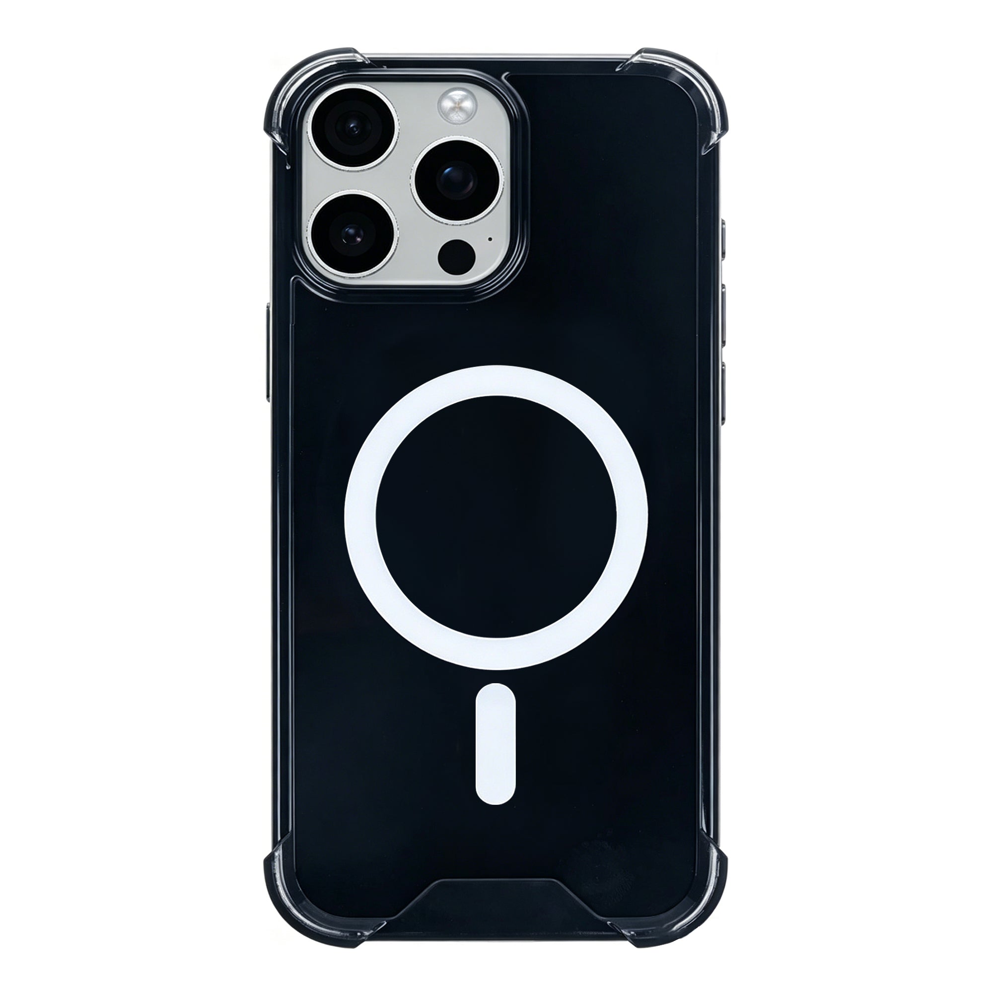 Rixus Anti-Burst Case With MagSafe Compatible For Apple iPhone 14 Pro Black