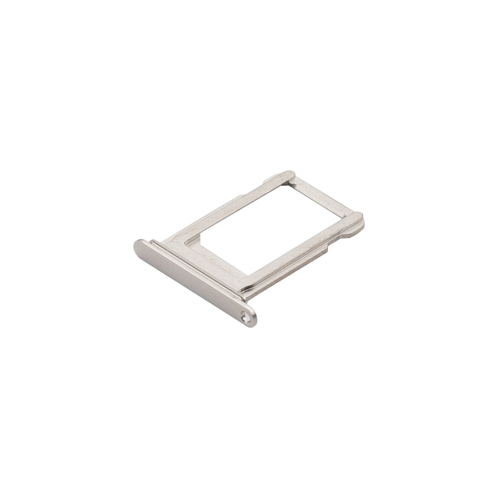 For Apple iPhone XS Sim Kaarthouder Zilver Getrokken