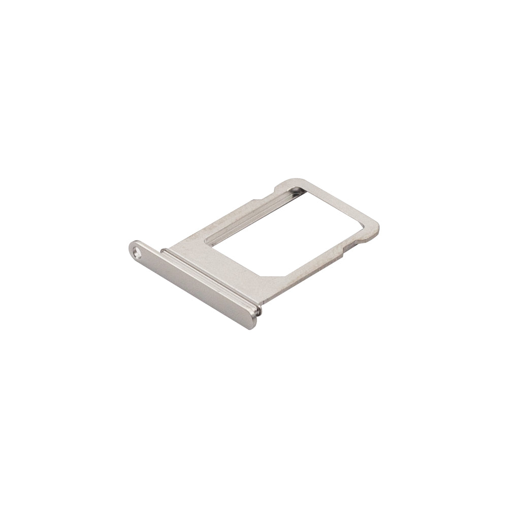 For Apple iPhone XS Sim Kaarthouder Zilver Getrokken