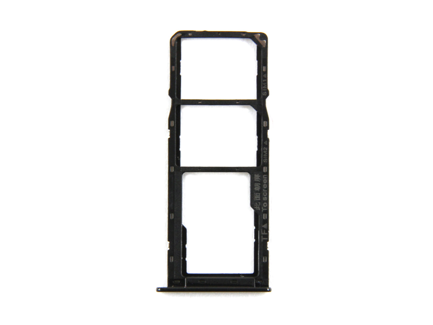 Samsung Galaxy A10s A107F Sim Kaarthouder Zwart OEM