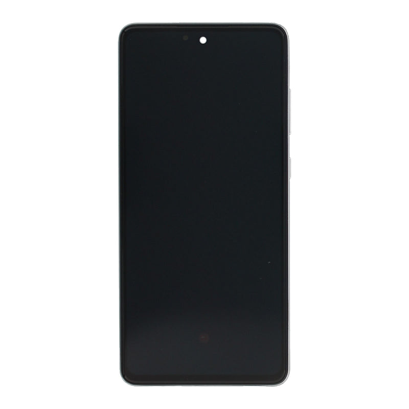 Samsung Galaxy A72 A725F Beeldscherm en Digitizer met Frame Awesome White Service Pack