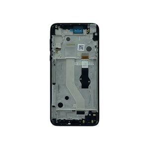 Motorola Moto G Pro-scherm en digitizer met frame, zwart, OEM