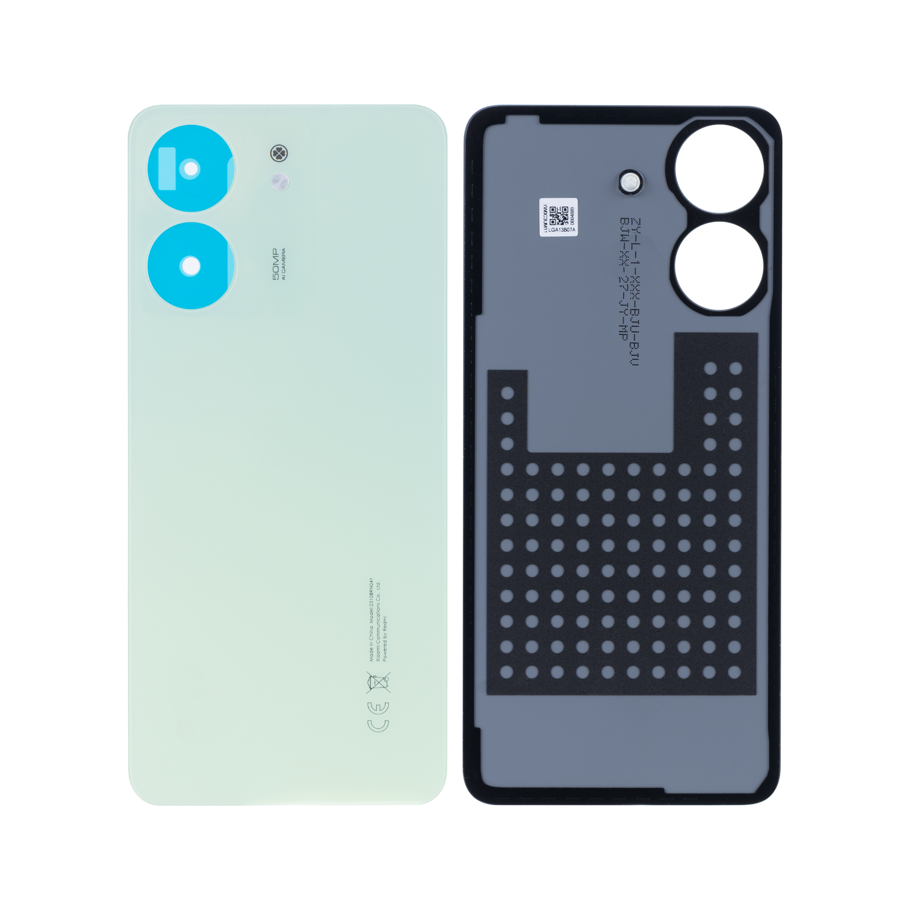 Xiaomi Redmi 13C achterkant zonder lens Clover Green OEM