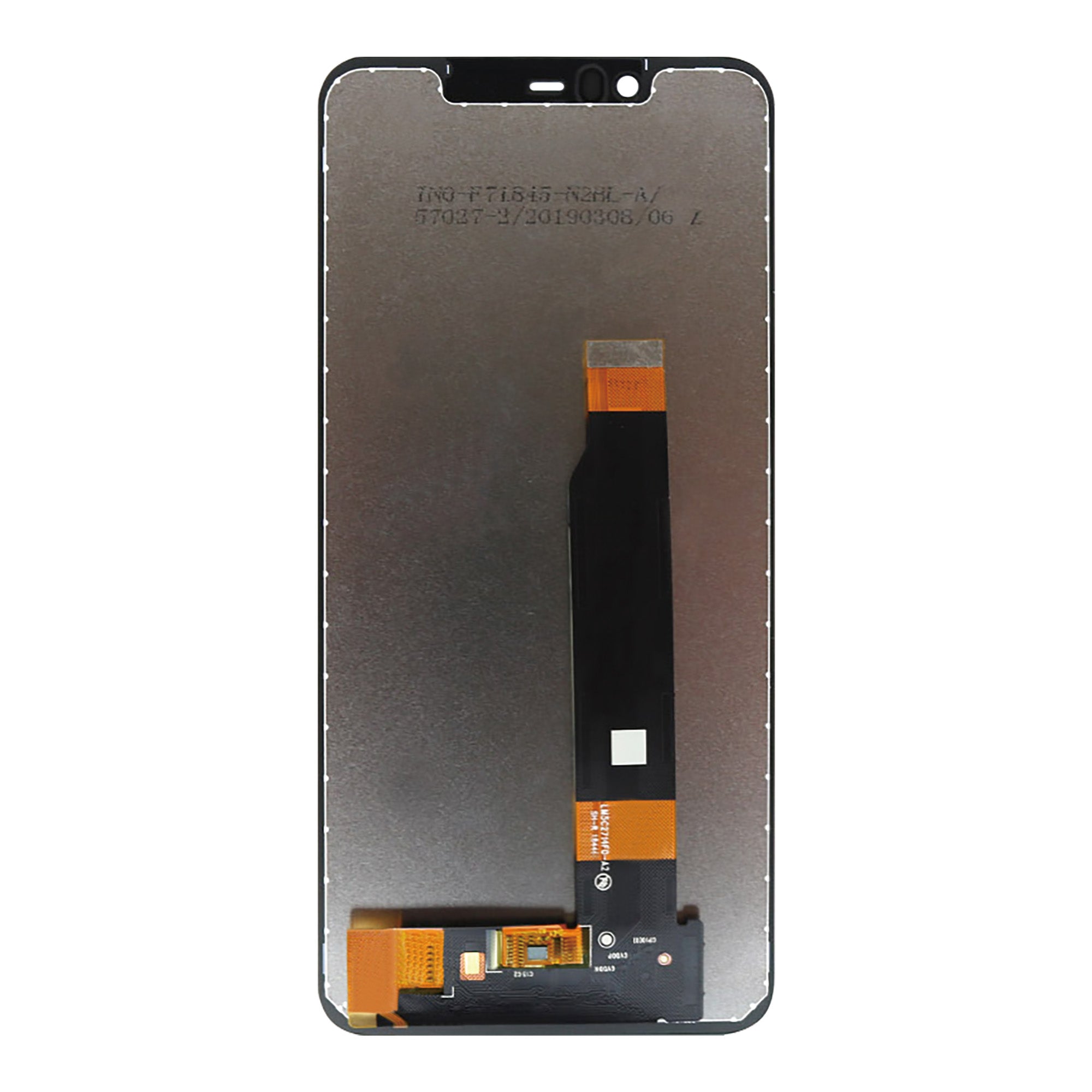 Nokia 5.1 Plus (X5) scherm en digitizer zonder frame, zwart, OEM