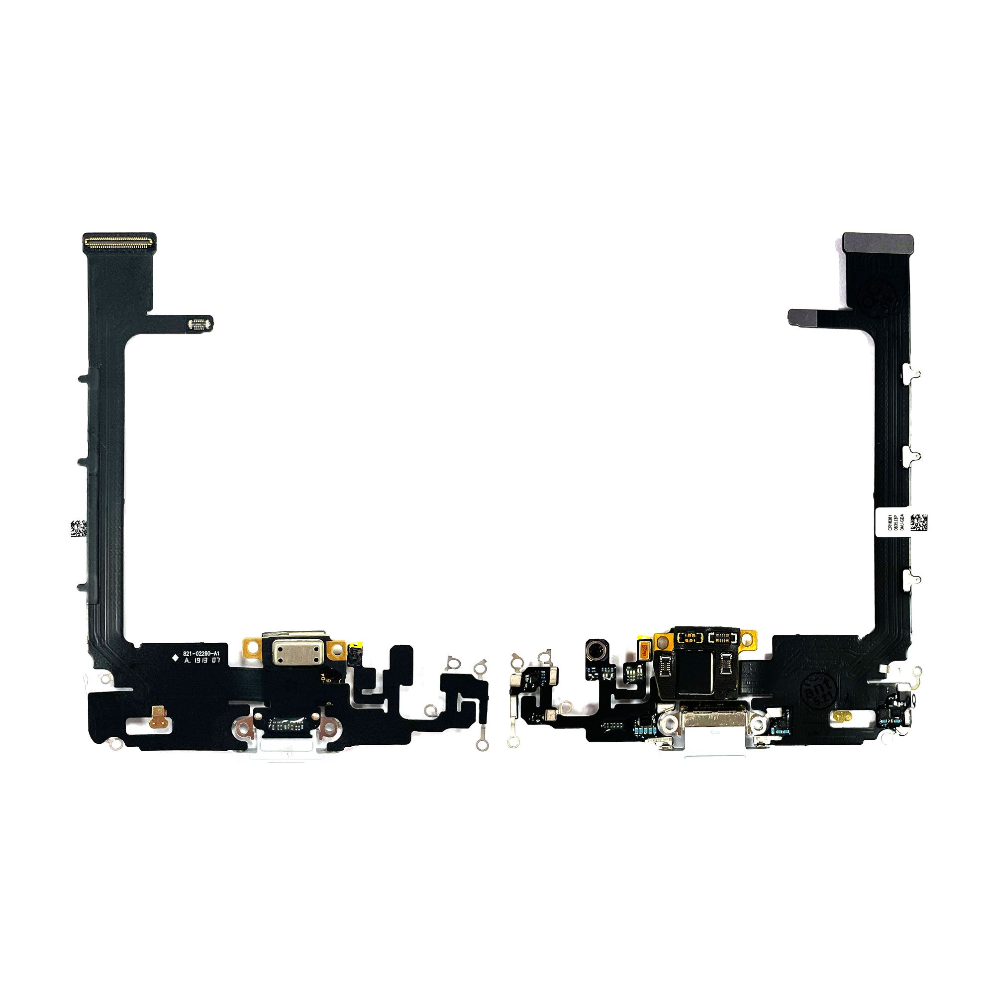 For Apple iPhone 11 Pro Max Systeem Opladen Flex Mat Zilver Getrokken