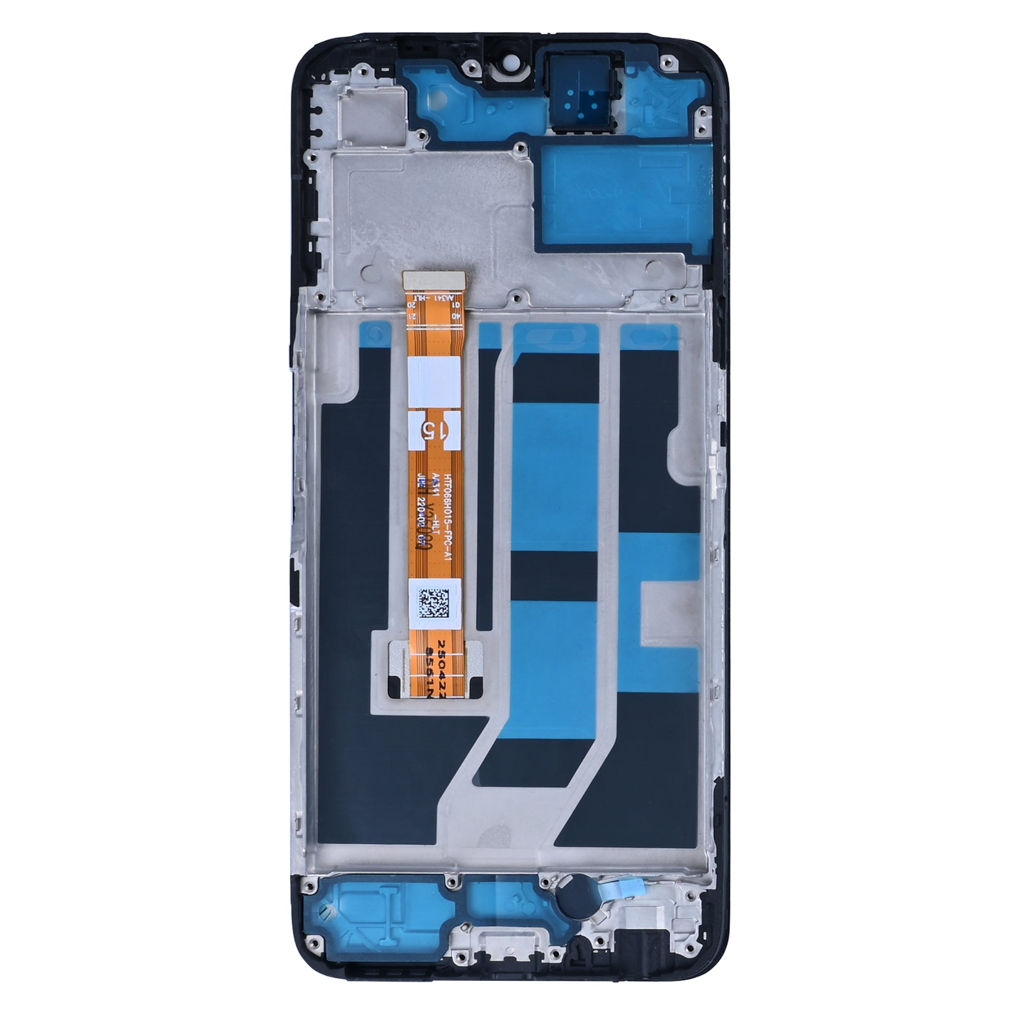 Oppo A78 5G Scherm en Digitizer met frame gloeiende Purple OEM