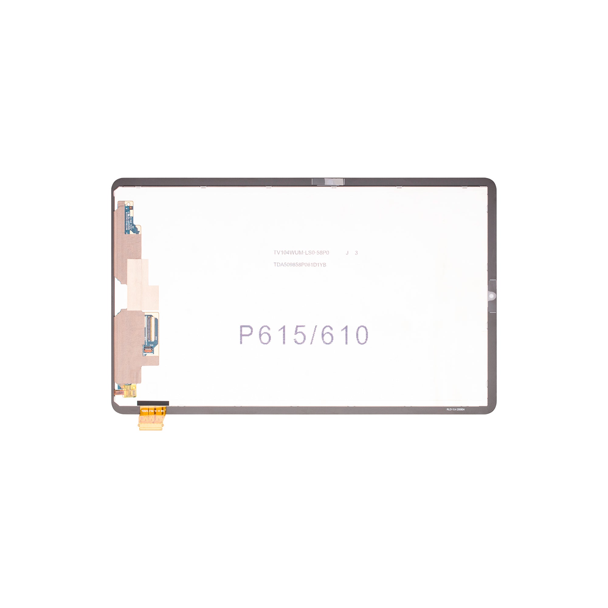 Samsung Galaxy Tab S6 Lite P610, Tab S6 Lite P613 (2022) Scherm en digitizer zonder frame Zwart OEM