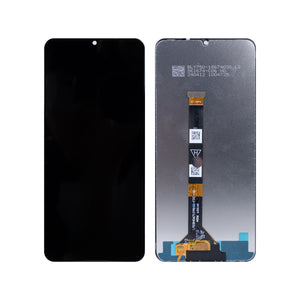 Realme C36, C51, C53, C60, Note 50, Narzo N53 scherm en Digitizer zonder frame zwart OEM