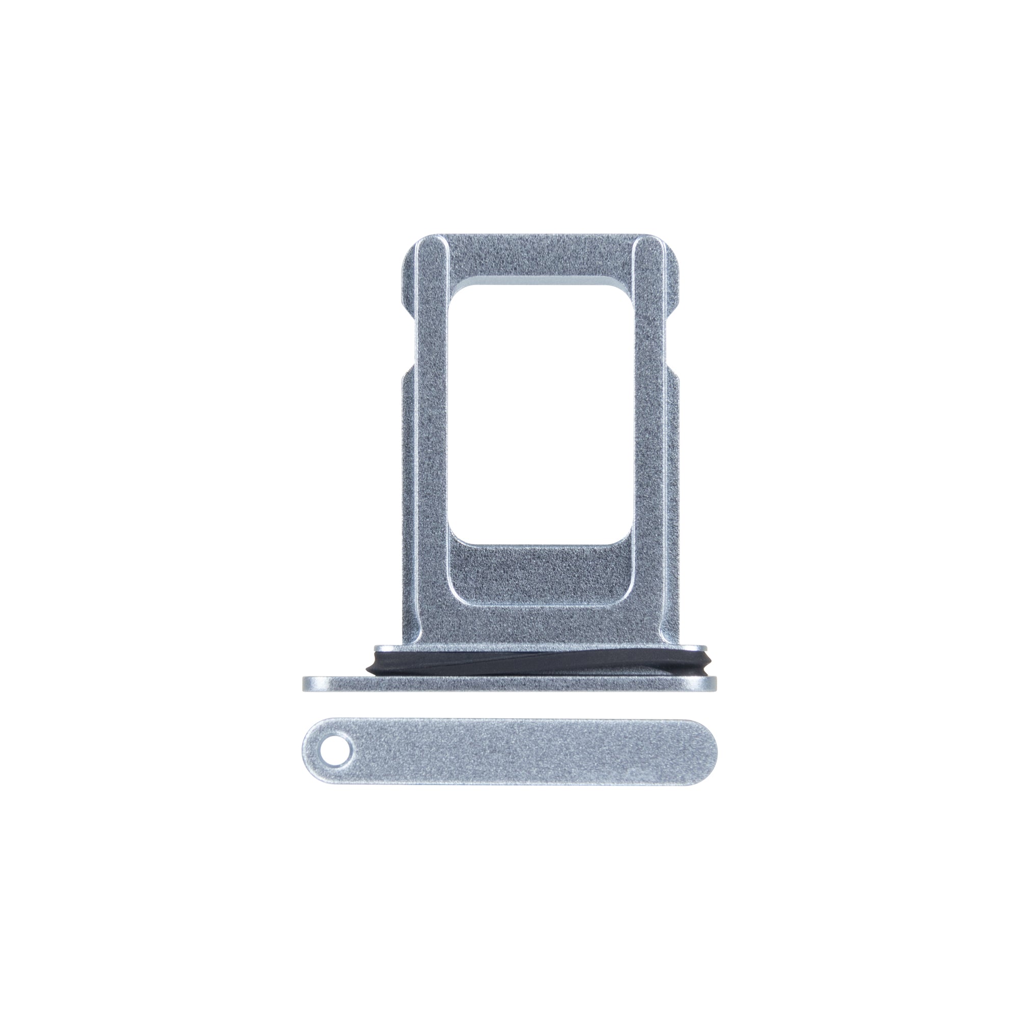 For Apple iPhone 15 Plus Sim Kaarthouder Blauw Getrokken