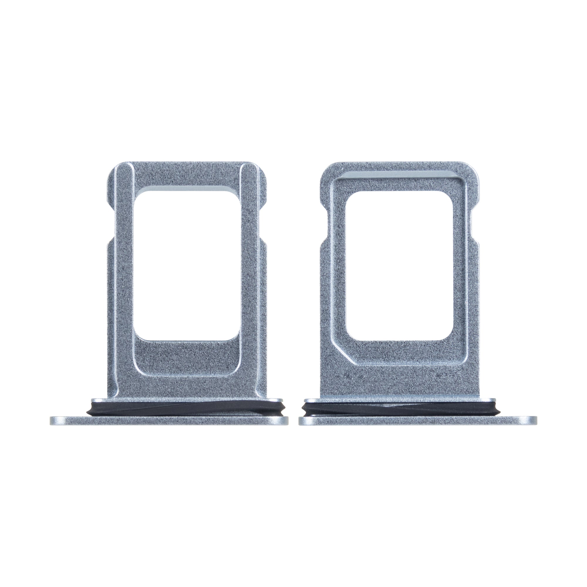 For Apple iPhone 15 Sim Kaarthouder Blauw Getrokken