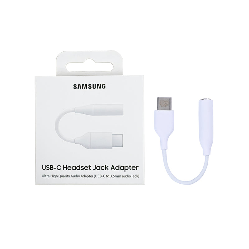 Samsung USB-C Headset Jack Adapter Wit Originele Detailhandelsdoos