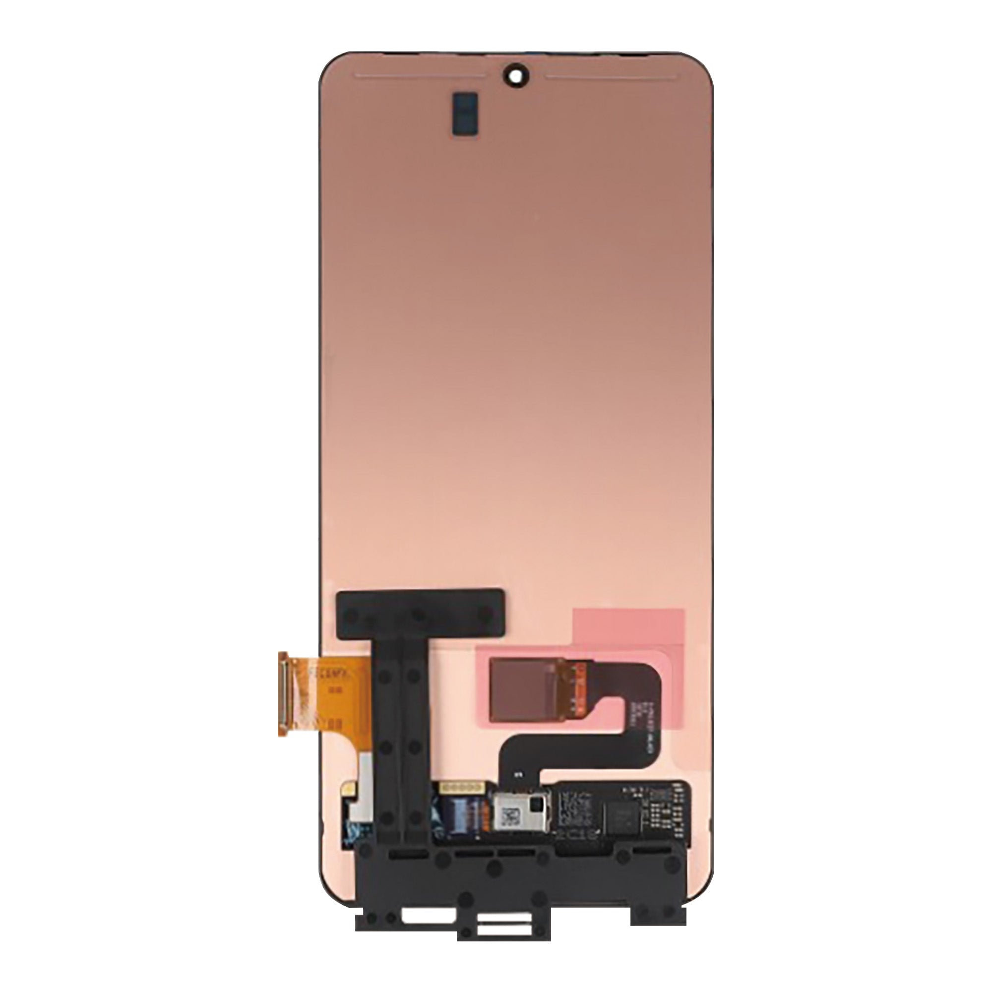 Samsung Galaxy S21 5G G991B Display en digitizer zonder frame zwart servicepakket
