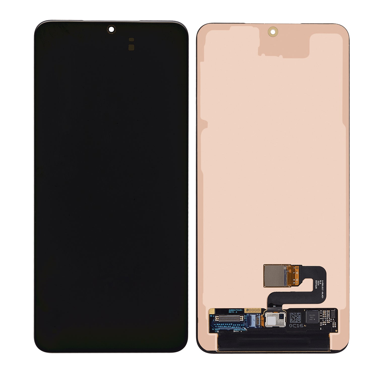 Samsung Galaxy S22 Plus 5G S906B Display en digitizer zonder frame zwart servicepakket