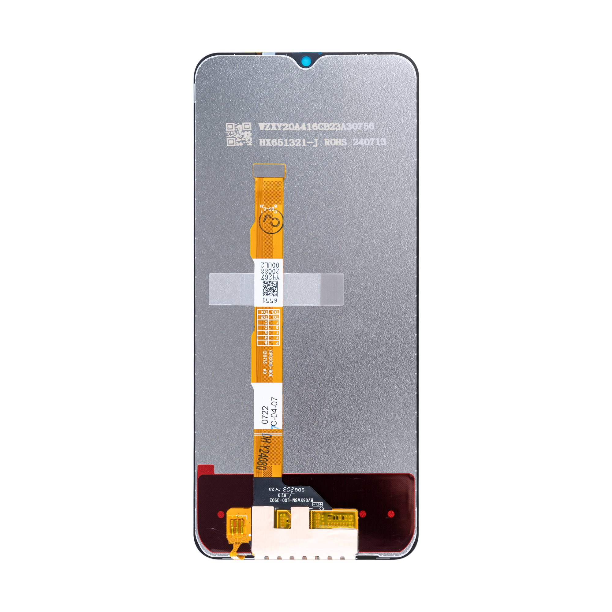 Vivo Y20, Y20s, Y20i, Y12s scherm en Digitizer zonder frame zwart OEM