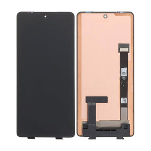 Motorola Edge 20 Pro-scherm en digitizer zonder frame, zwart, OEM