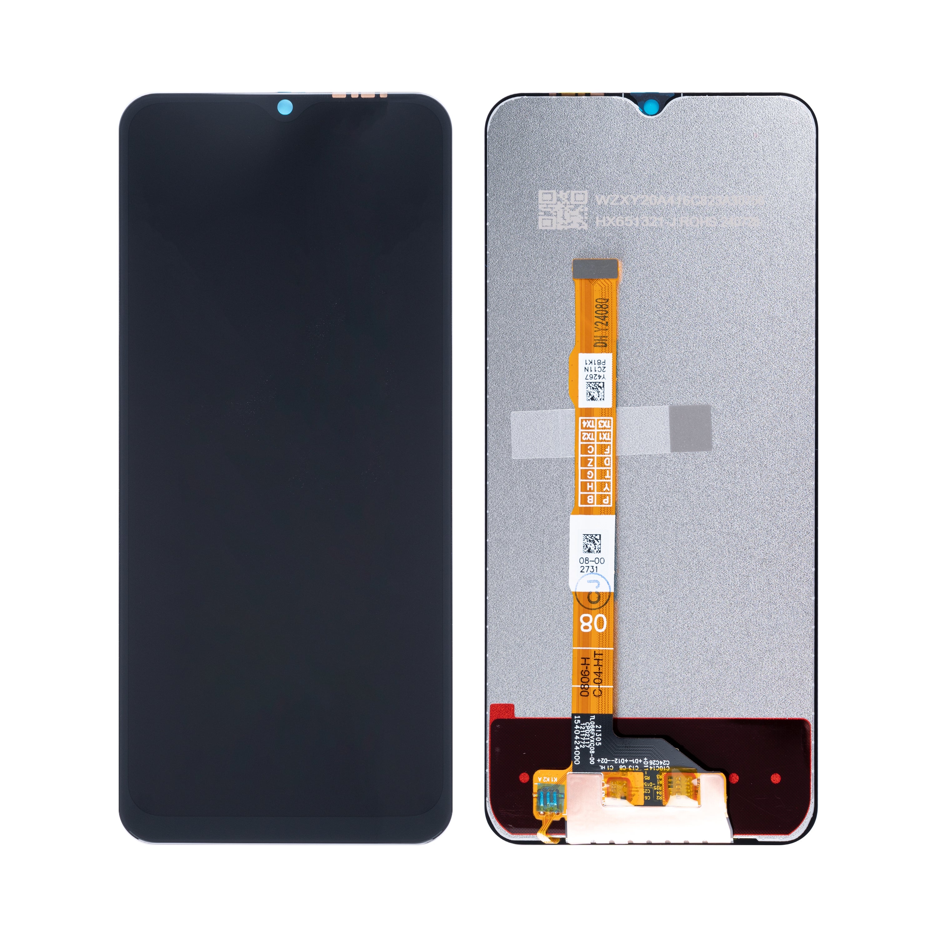 Vivo Y31s, Y51 (2020), Y52, Y52s, Y72 5G scherm en Digitizer zonder frame zwarte OEM