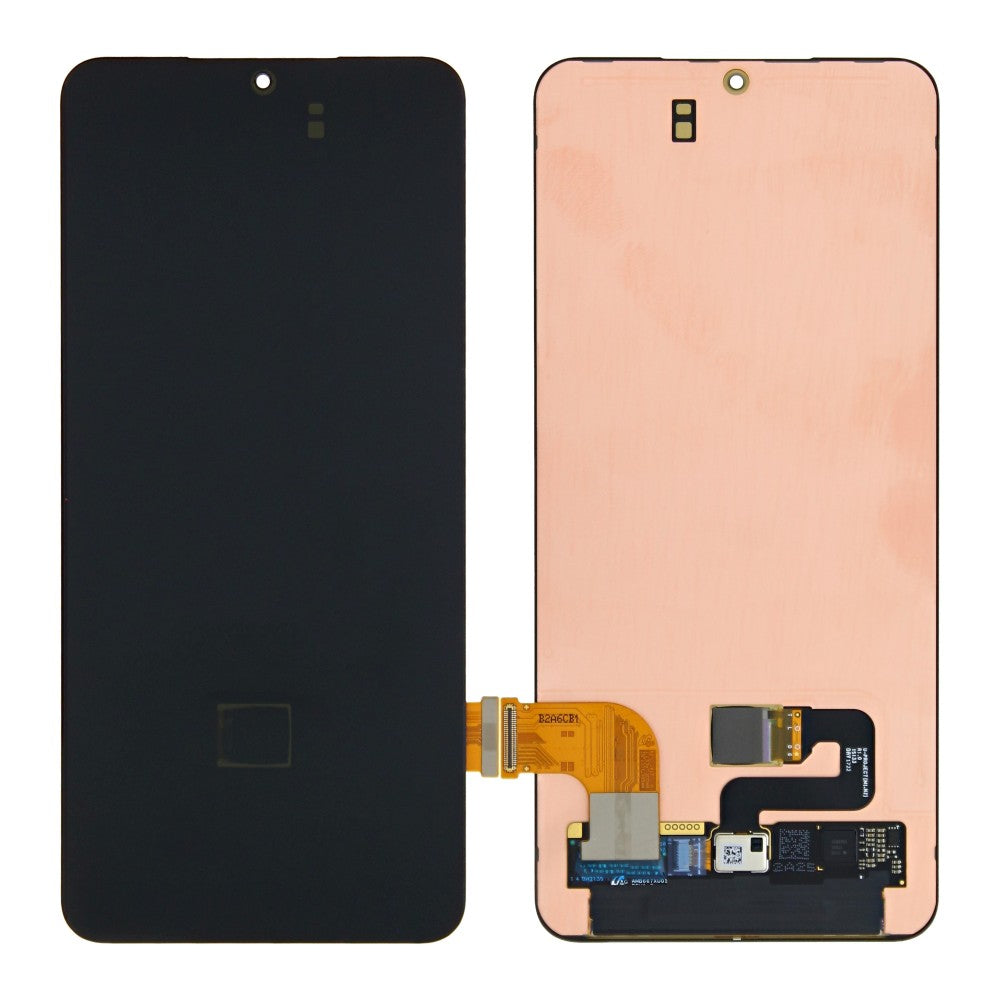 Samsung Galaxy S21 Plus G996B Display en digitizer zonder frame, zwart Service Pack