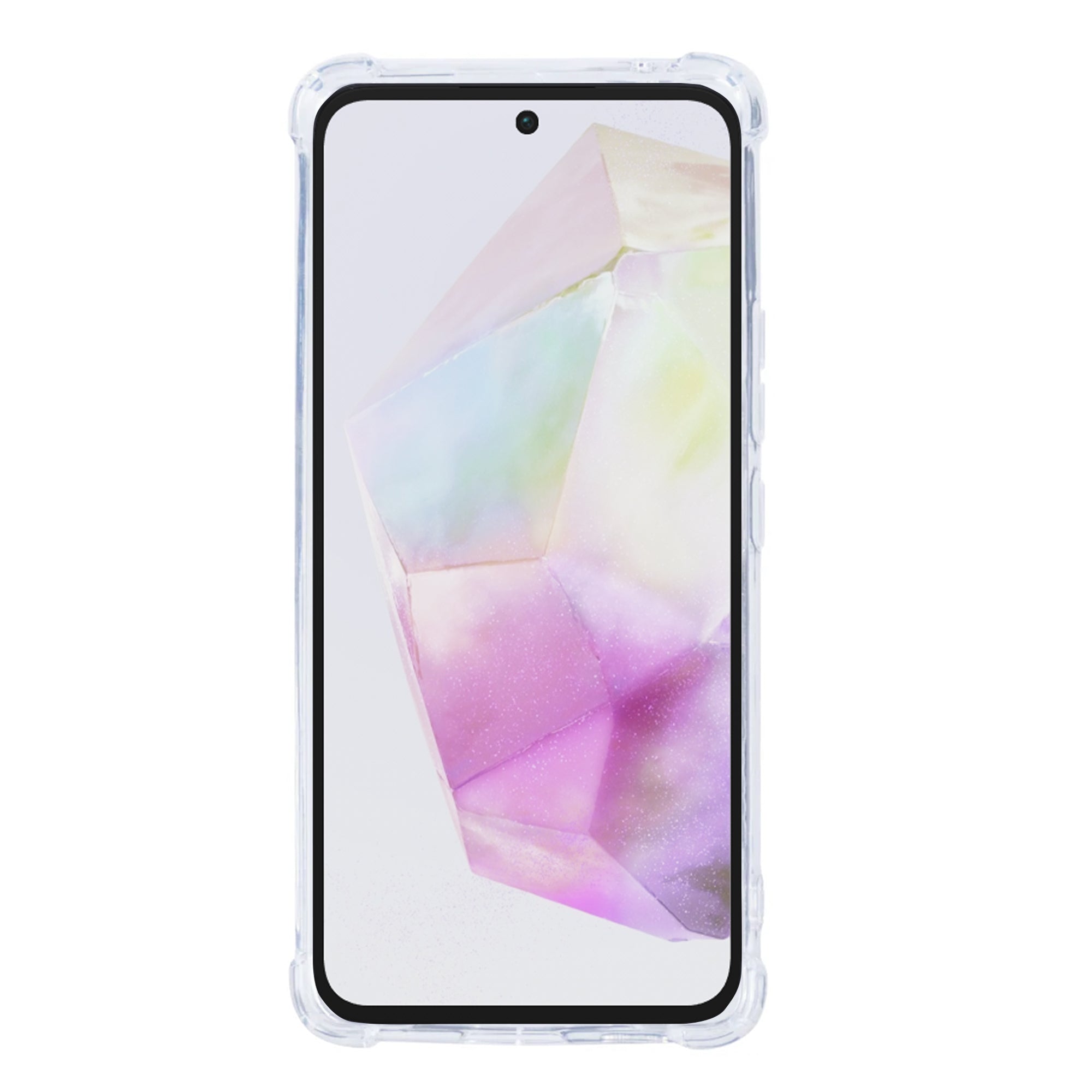 Rixus Anti-Barst Hoesje Voor Samsung Galaxy A35 5G Transparant