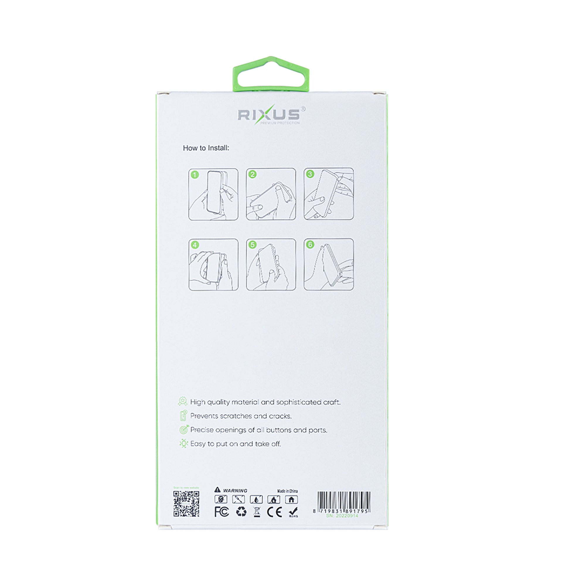 Rixus Anti-Barst Hoesje Voor Samsung Galaxy A35 5G Transparant