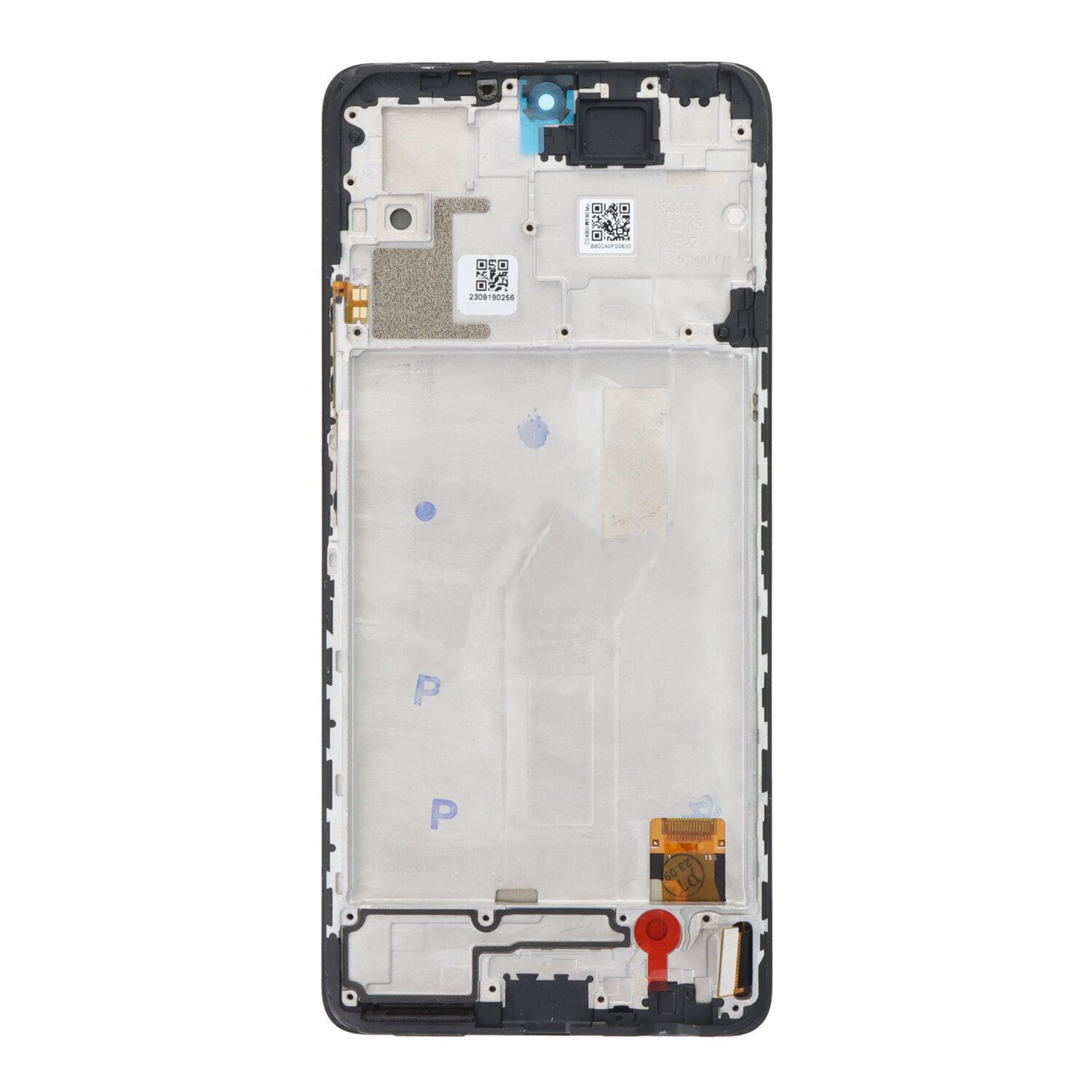Xiaomi Redmi Note 10 Pro-scherm en digitizer met frame in onyxgrijs OEM