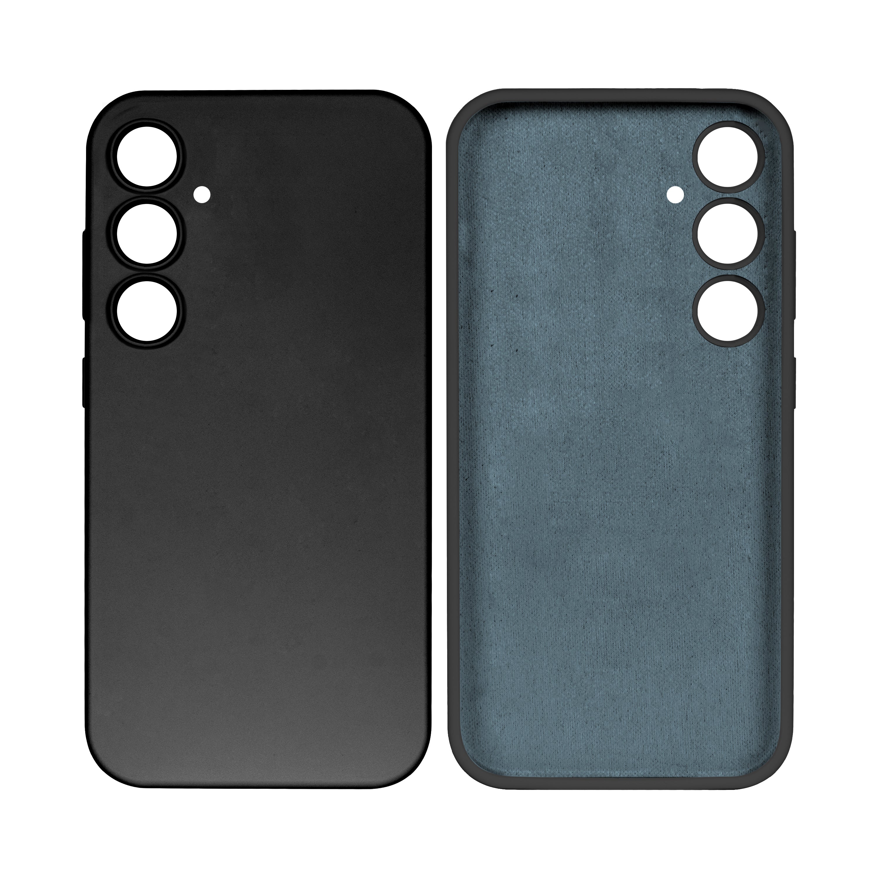 Rixus Zacht TPU Telefoonhoesje Voor Samsung Galaxy A15 5G Zwart