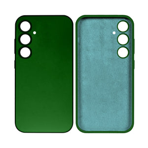 Rixus Zacht TPU Telefoonhoesje Voor Samsung Galaxy A25 5G Donkergroen