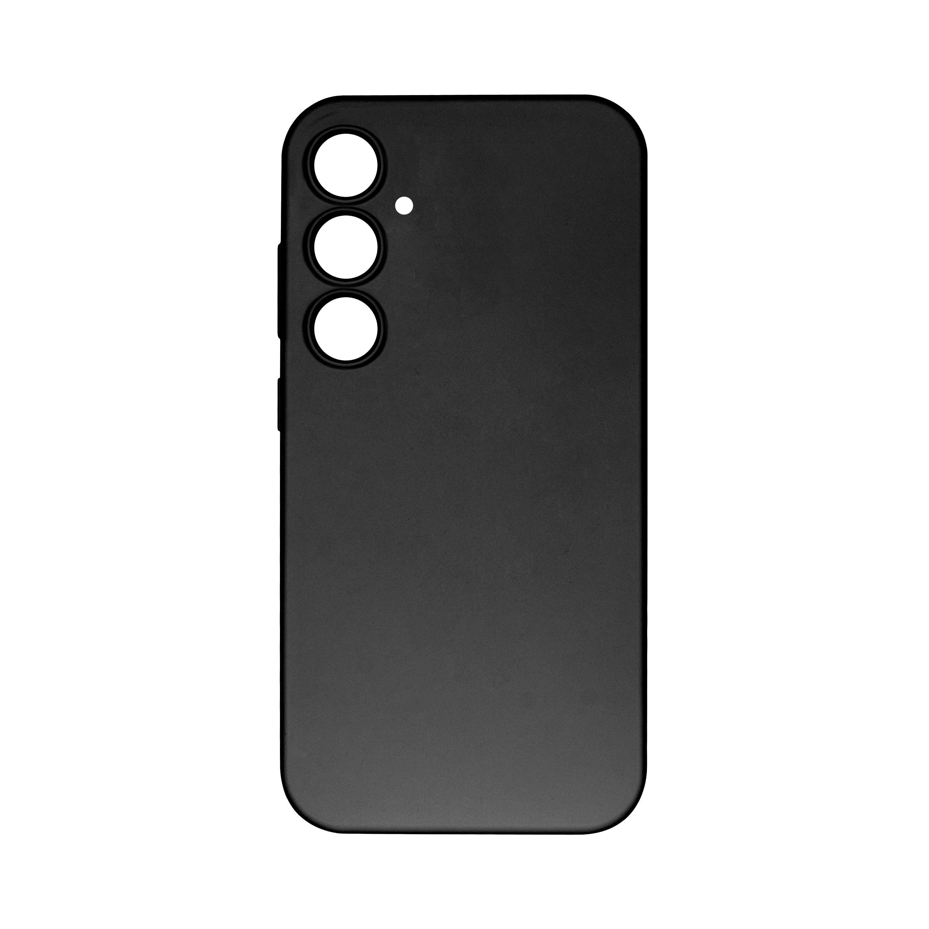 Rixus Zacht TPU Telefoonhoesje Voor Samsung Galaxy A55 5G Zwart