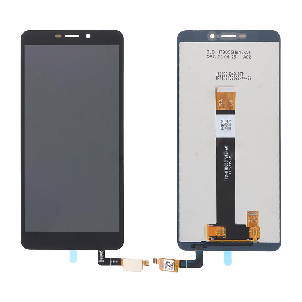 Nokia C100-scherm en digitizer zonder frame, zwart, OEM