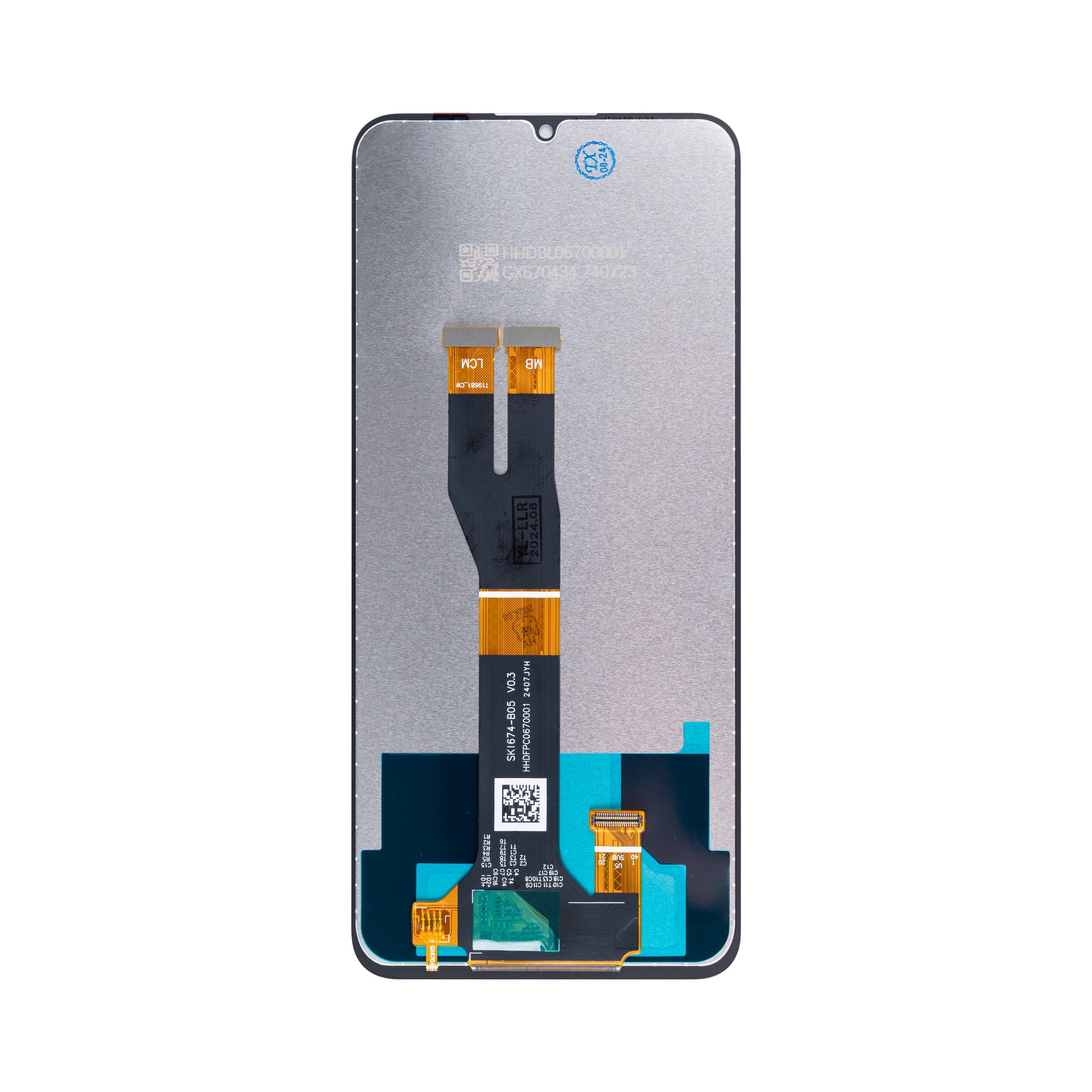 Nokia C31-scherm en digitizer zonder frame, zwart, OEM
