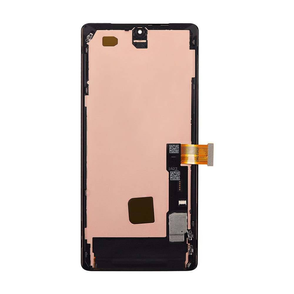 Google Pixel 7 Pro-scherm en digitizer met frame, zwart, Soft-OLED
