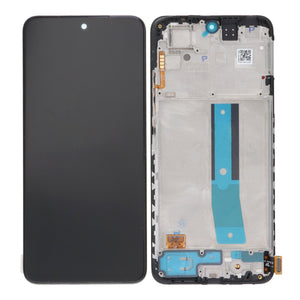 Xiaomi Redmi Note 11 4G-scherm en digitizer met frame, zwart, OEM