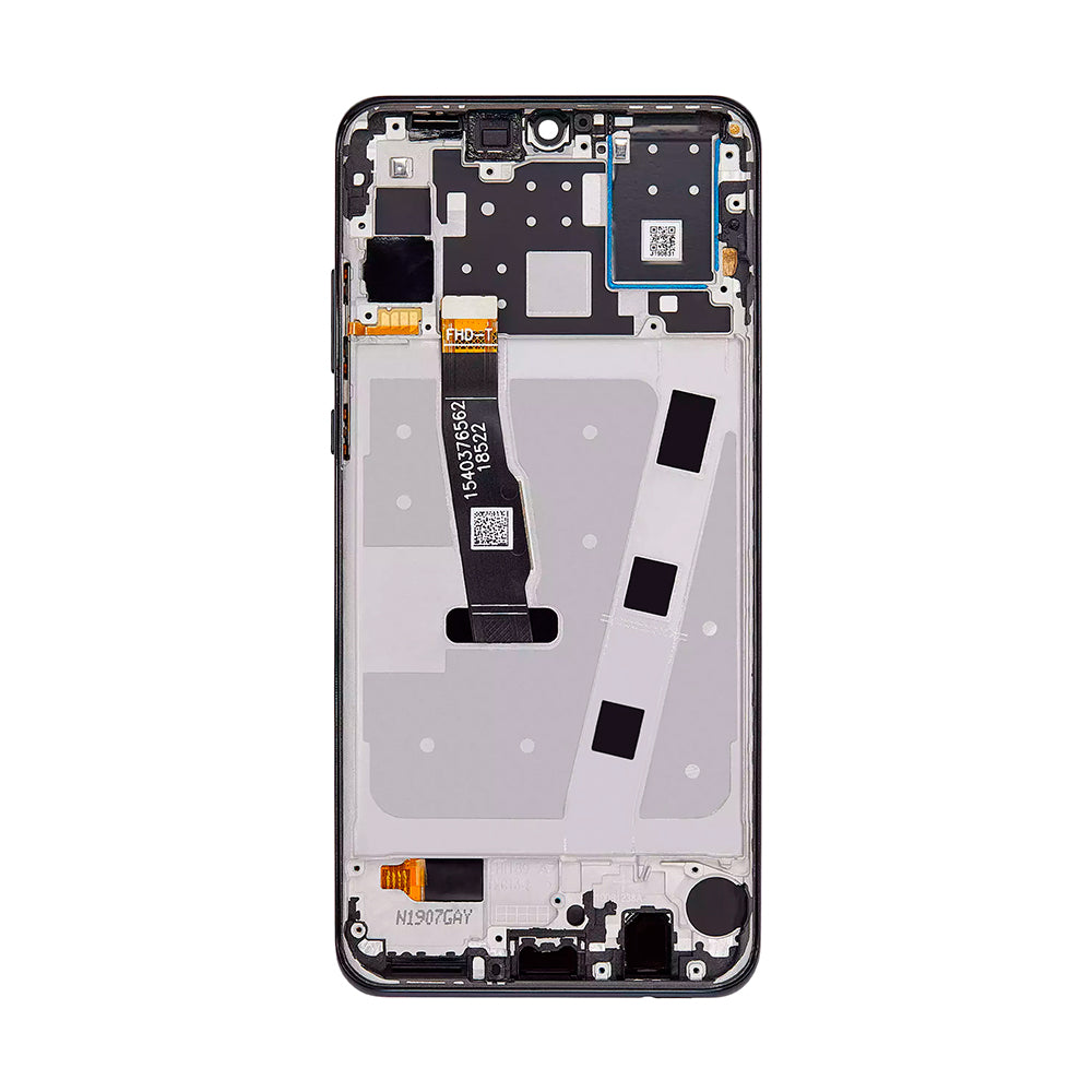 Huawei P30 Lite Display en Digitizer met Frame Midnight Black OEM